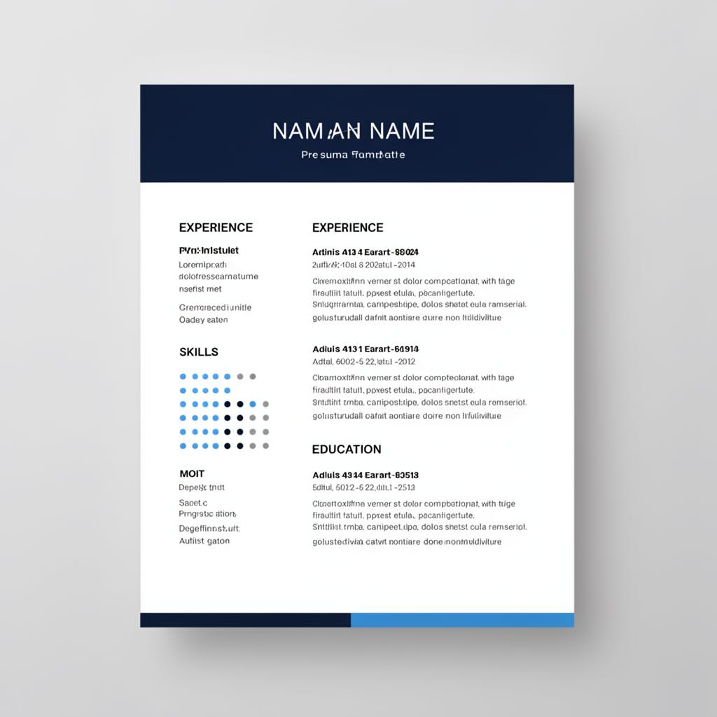 Modern Professional CV - Free professional CV template for technology & it professionals.